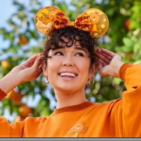 Orange Bird Ear Headband - EPCOT International Flower & Garden Festival 2023 - Picture 1 of 13